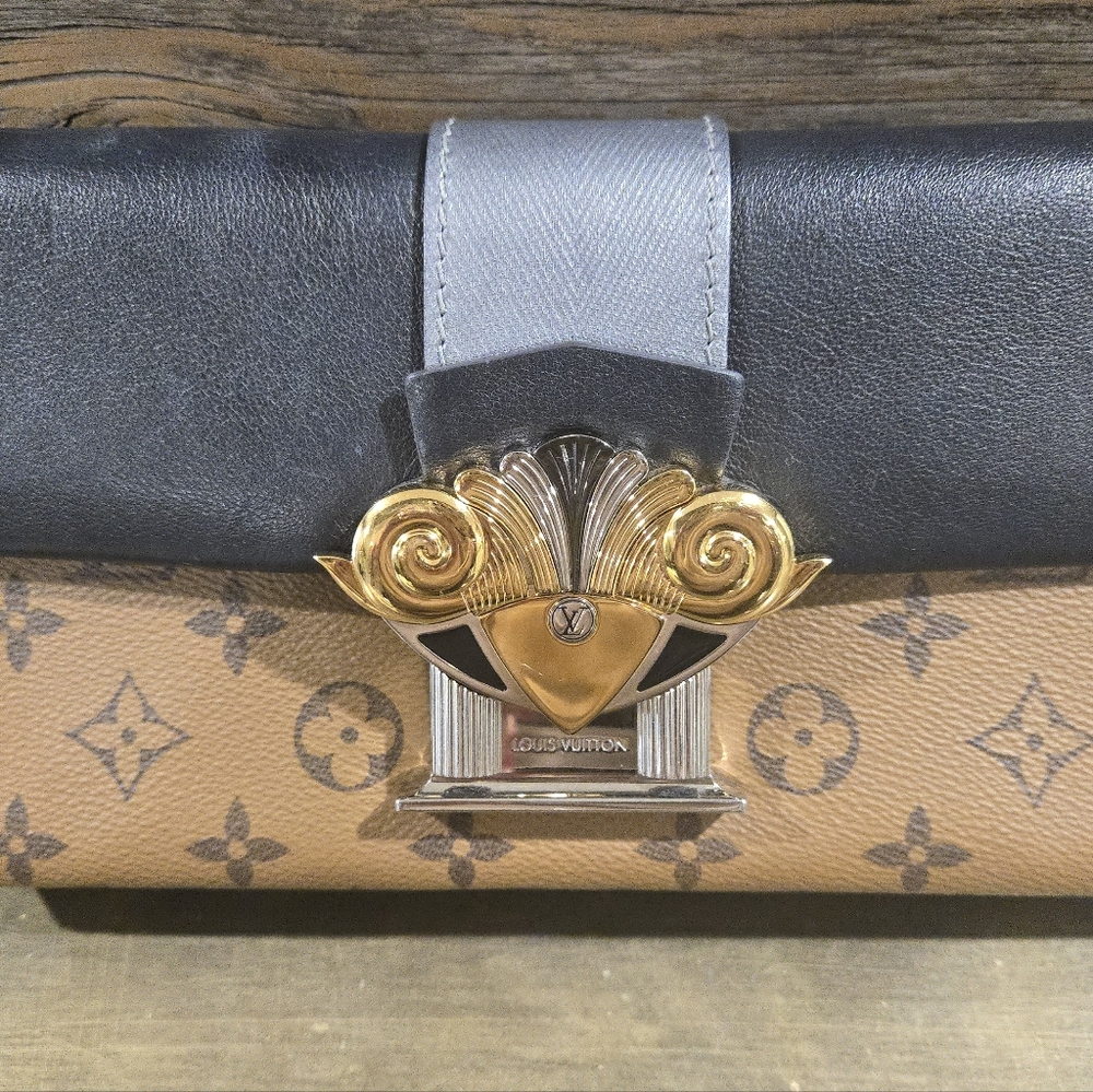 Louis Vuitton Monogram Reverse Column Pochette Cr… - image 2